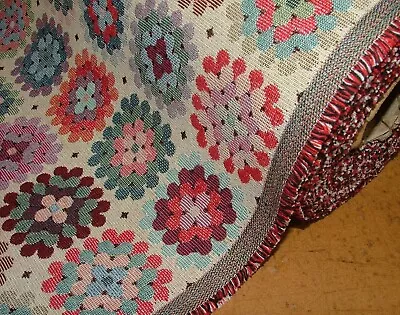 Crochet Tapestry Fabric Curtain Upholstery Cushion Blanket Throws Crafts • £2.99