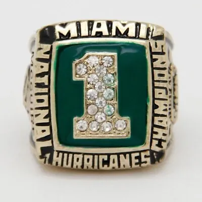 Miami (Fla.) Hurricanes College Football National Championship Ring (1989) • $599.99