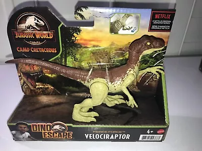 Velociraptor Fierce Force Jurassic World Camp Cretaceous Dino Escape New! • $9.99