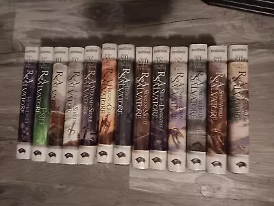 R. A. Salvatore SIGNED AUTOGRAPHED Drizzt Do'Urden Complete 13 Books HC 1st Ed • $2000