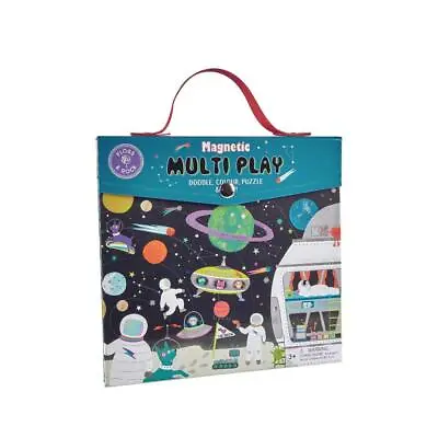 Floss & Rock Magnetic 4 Games In 1 Outer Space Multi Play Scenes Craft Play Set • £19.99
