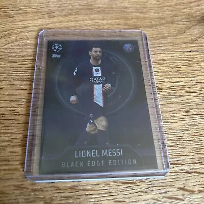 2022-23 Topps - Match Attax - Black Edge Edition - LIONEL MESSI - PARIS • £5.18