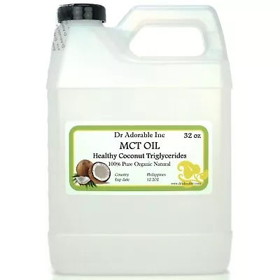 Premium MCT Oil 100% COCONUT SOURCED VEGAN Medium-Chain Triglyceride Pure Health • $10.99