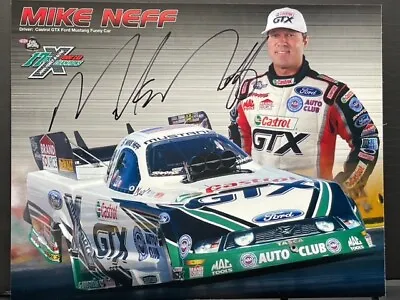 Vrhtf Nhra Rare Vintage Signed By Mike Neff Castrol Racing Funny Car Hand Out • $22.99