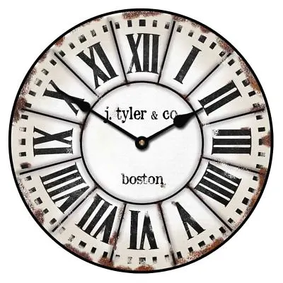 French Tower Vintage Wall Clock Ultra Quiet 8 Sizes! Lifetime Warranty • $179