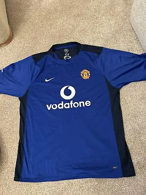 2002/03 Nike Manchester United Training Shirt English Premier League) • £10.99