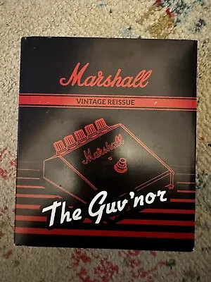 Marshall The Guv'nor Reissue Overdrive Distortion Pedal. New! • $174