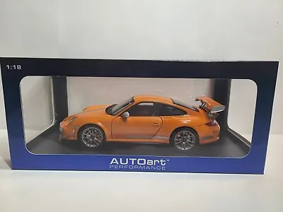 Autoart Porsche 911 997 Gt3 Rs 4.0 Orange 1/18 Scale Nib 78148 • $229.95