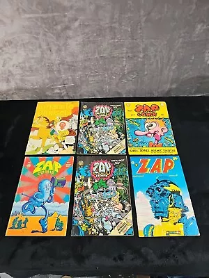 Lot Of 6 VTG Underground Comic Books ZAP Dynamite Damsels 70's Comics • $12.50
