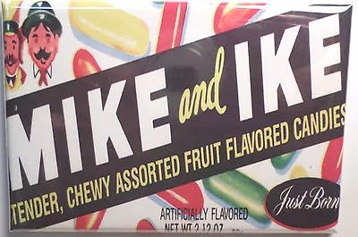 Mike And Ike Vintage Candy Box 2 X3  Fridge Or Locker MAGNET Wrapper • $6.95