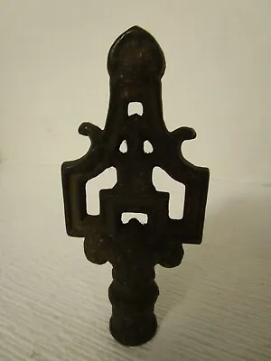 $23.75 • Buy Vintage Art Deco Large Lamp Finial Topper 4.25  Tall Cast Iron Antique