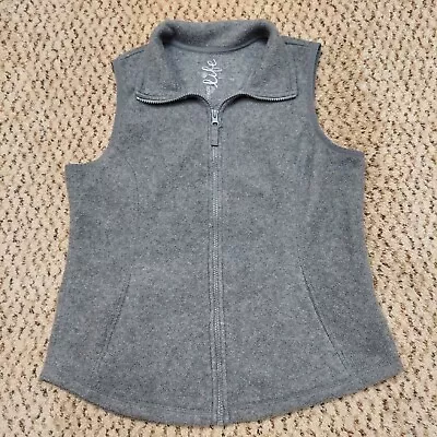 Made For Life Women’s Vest Gray Fleece Fitted Warm Lightweight Sz PS • $12