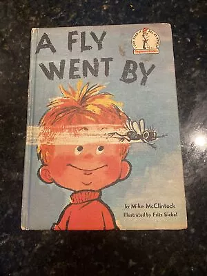 VTG 1958  A Fly Went By  1st Edition Book Dr. Seuss Beginner Reader BOOK CLUB ED • $9.90