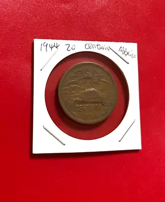 1944 Mexico 20 Centavos Coin - NICE WORLD COIN !!!  • $3.95