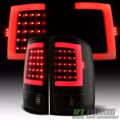 Black Smoke 2007-2013 GMC Sierra 1500 2500HD 3500HD LED Tube Tail Lights Lamps • $149.99