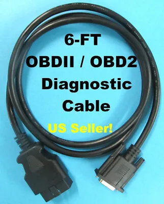 6FT OBD2 OBDII Scanner Main Data Cable For MATCO Quickscan MD9001 Code Reader  • $30.65