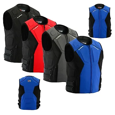 KYB® Armored Vest Motorcycle Motocross Padded Body Protection Waistcoat Jacket • $43.51