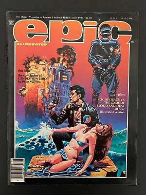 Epic Illustrated #24 *solid!* (1984)  Moreno!  Bolton!  Kaluta!  Lots Of Pics! • $9.95