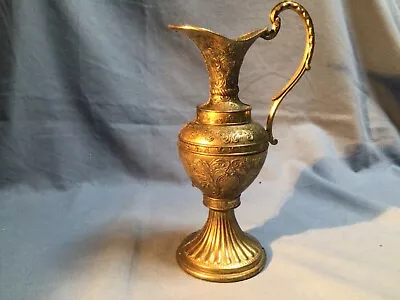 Vintage Brass Pitcher Decanter MOD.DEP 0021 Made In Italy  • $17