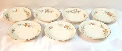 Vintage Homer Laughlin Eggshell Georgian Fruit Bowls 5.25  Diameter Set Of 7 • $9.97