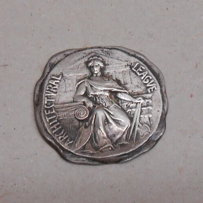 $24.95 • Buy 1891 Architectural League - Albert Randolph Ross Medal 1.75   Second Prize Award