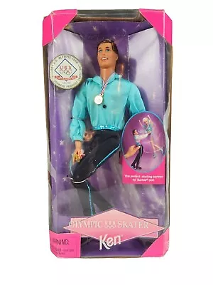 Nagano 1998 Olympic USA Skater Ken Barbie Doll Figure Skater Mattel 18502  • $14.98