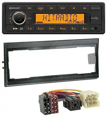 Continental 1DIN DAB MP3 AUX USB Car Stereo For Volvo 740 760 (1982-1992) • $185.08