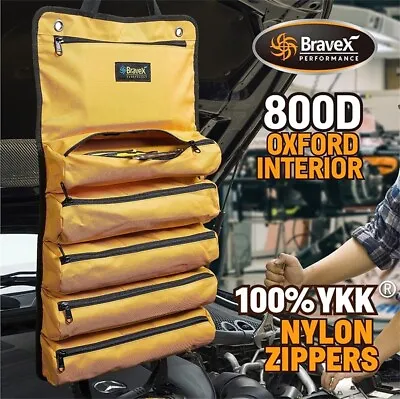 Bravex Ballistic Nylon 1200D  Stitches YKK Zipper Wear Resistant With 12 Pockets • $45.99