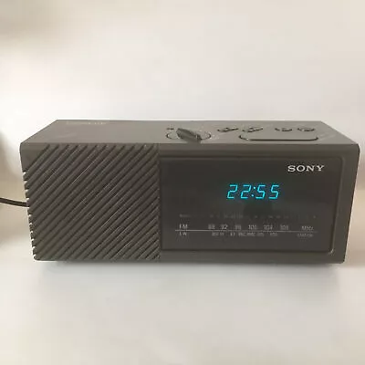 Vintage SONY ICF-C16L 2 Band FM AM Digimatic Digital Clock Radio Alarm Receiver • $82.13