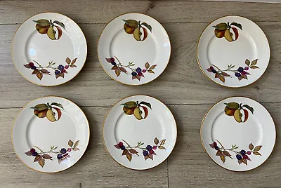 £20 • Buy 6x Royal Worcester - Evesham - Gold Edge - Tea/Side Plate. Excellent Condition.