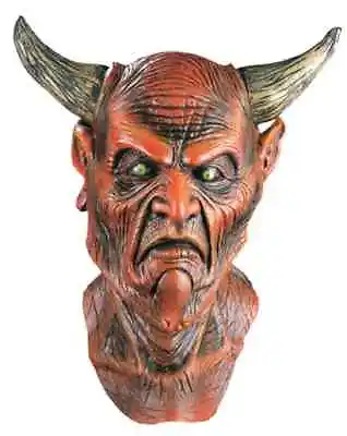 $45.95 • Buy Demon Lord Mask Devil Satan Lucifer Dress Up Halloween Adult Costume Accessory