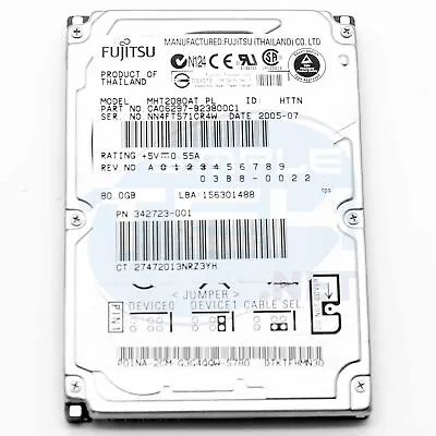 Hard Disk HDD Hard Drive Ide Pata 25   80gb Computer Portable Noteboo Reborn • £102.20