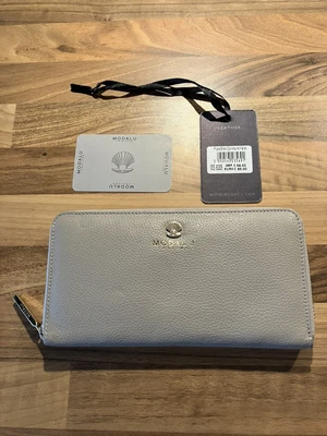 £9.75 • Buy Modalu Pippa Leather Purse - Shark Grey