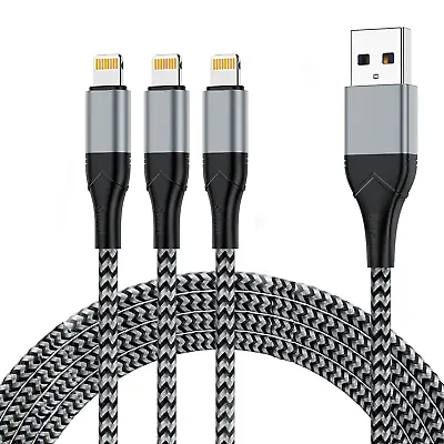 3Pack 6ft Fast Charger CableCompatible With IPhone 14/14 Pro Max/13 Mini/12/11 • $12.99