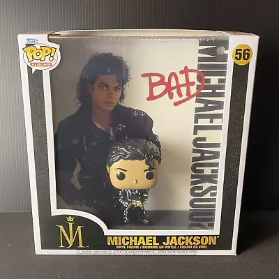 Funko POP! Albums [Bad] - #56 Michael Jackson (Box Imperfection) • $14.54