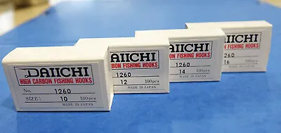 Daiichi BEAD HEAD Hooks #1260 SuperDEAL 100 Hook Box #10 #12 #14 #16 Japan Hook • £17.22