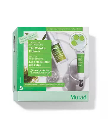 Murad The Wrinkle Fighter Set: Retinol Renewal Eye Serum & Wrinkle Corrector • $37.90