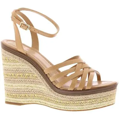 Vince Camuto Womens Parys  Beige Platform Sandals Shoes 9 Medium (BM) BHFO 4266 • $40.99