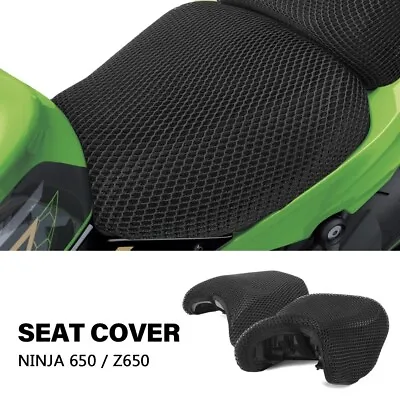 Seat Cover Fit For Kawasaki Ninja650 Ninja 650 Z650 Z 650 Fabric Saddle Cushion • £34.66