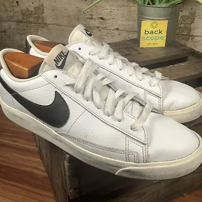 Nike Blazer Low Leather (2020) Top VTG Retro Classic 70s 80s Trainers - UK9 • £29.99
