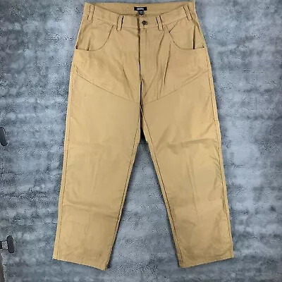 Guide Series Mens Size 34x30 Brush Pants Khaki Tan Outdoor Hunting • $13.91