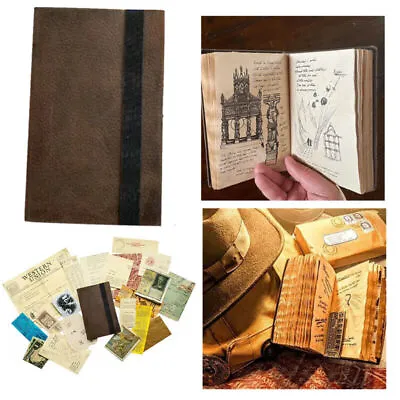 Indiana-Jones Grail Diary Prop Diary Book Hidden Precious Collect Decor XmasGift • $29