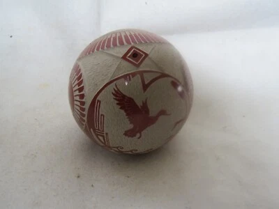 $450 • Buy Exclusive Native American Hopi Incised Pottery Seed Pot Thomas Polacca Nampeyo