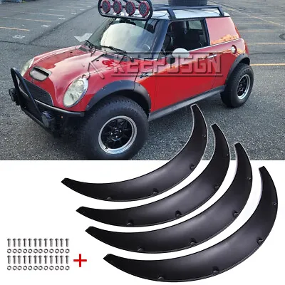 35  Fender Flares Wheel Arches Matte Widebody For Mini Cooper S R50 R52 R55 R58 • $58.99