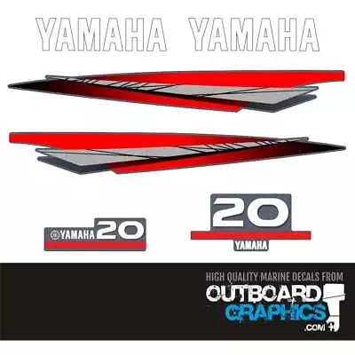 Yamaha 20hp 2 Stroke Outboard Decals/sticker Kit • $40.95