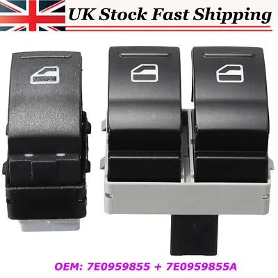 Electric Power Window Control Switch 7E0959855 7E0959855A For VW TRANSPORTER T5 • £10.26