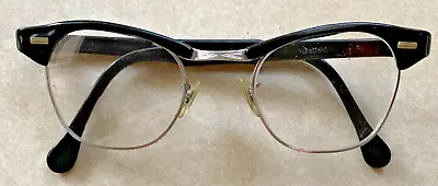 Vintage USO Cat Eye Eyeglasses 1/10 12KGF Bridge USA US Optical • $28.95