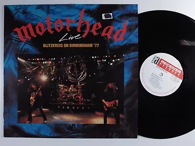 MOTORHEAD Live - Blitzkrieg On Birmingham '77 RECEIVER LP VG+ Uk M • $8