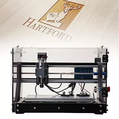 3 Axis CNC Router Machine 3018-SE V2 Engraver With Transparent Enclosure&Spindle • $228