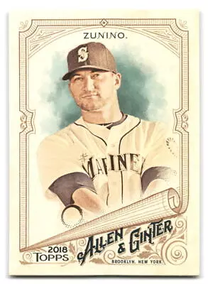 Mike Zunino 2018 Topps Allen & Ginter Baseball #53 Seattle Mariners • $1.65